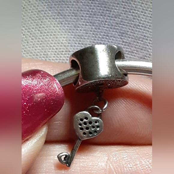 Retired Pandora Lock of Love Charm ❤ - Picture 8 of 8